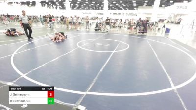 114 lbs Semifinal - Jagger Seimears, Vills Bros Wrestling vs Raelyn Graziano, Carlsbad Combat WC