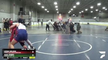 170 lbs Cons. Round 2 - Aydin Wilson, Spring Lake Youth Wrestling vs Alec Emery, Michigan West WC