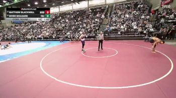 4A 285 lbs Cons. Round 1 - River Molgard, Tooele vs Matthew Blackwell, Murray