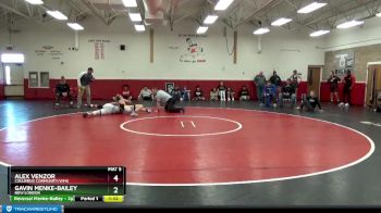 132 lbs Cons. Round 3 - Gavin Menke-Bailey, New London vs Alex Venzor, Columbus Community/WMU