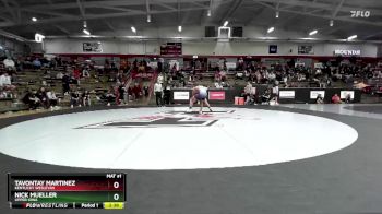 165 lbs Cons. Round 2 - Tavontay Martinez, Kentucky Wesleyan vs Nick Mueller, Upper Iowa