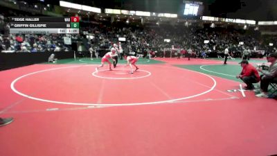 120 lbs Champ. Round 2 - Teige Haller, WAD1 vs Griffin Gillispie, NA