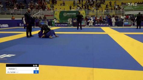 Maisa vs Maria Luiza 2023 Brasileiro Jiu-Jitsu IBJJF