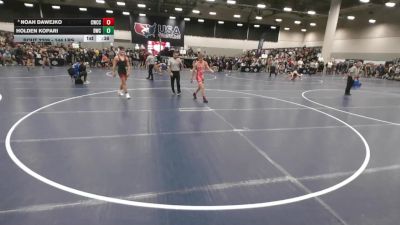 144 lbs Cons. Quarters - Holden Kopari, Dickinson Wrestling Club vs Noah Dawejko, Cabot Wrestling Club - CPR