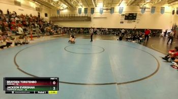 144 lbs Round 3 (3 Team) - Jackson Eversman, Thompson Valley vs Brayden Torstenbo, Rawlins