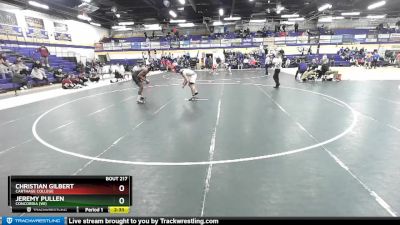 165 lbs Cons. Round 4 - Jeremy Pullen, Concordia (WI) vs Christian Gilbert, Carthage College