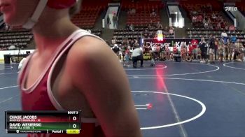 78 lbs Round 1 (6 Team) - David Wesierski, Metro All Stars vs Chase Jacobs, Basement Brawlers