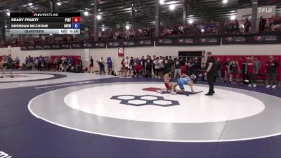 57 kg Quarters - Brady Pruett, Pennsylvania RTC vs Brendan Mccrone, Ohio RTC/ Titan Mercury Wrestling Club (TMWC)
