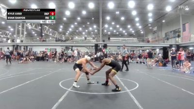 150 lbs Round 2 (8 Team) - Kyle Lugo, EsteBuilt Patriots vs Evan Santos, Pirates WC
