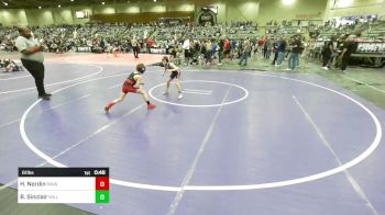 61 lbs Consolation - Hutch Nordin, Ravage WC vs Brady Sinclair, Willows Wrestling