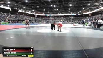 126 lbs Champ. Round 3 - Teague Jensen, Madison vs Boden Banta, South Fremont