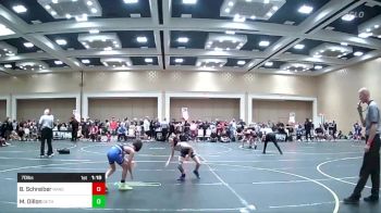 70 lbs Round Of 16 - Bradley Schreiber, Rancho Bernardo WC vs Michael Dillon, Dethrone WC