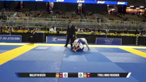Tyrell Innis Frederick vs Malloy M Heizer 2025 Pan Jiu Jitsu IBJJF Championship