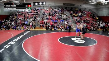 172 lbs Cons. Round 2 - Lucas Phelps, North East Hs vs Jon Nicholson, Laurel Highlands Hs