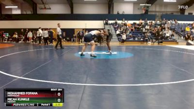 197 lbs Cons. Round 4 - Micah Kunkle, Messiah vs Mohammed Fofana, Marymount