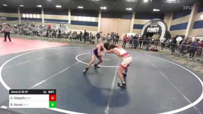 123 lbs Consi Of 32 #1 - Alexander Salgado, Bishop Gorman HS vs Rayden Rayas, Dethrone WC