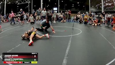 72 lbs Placement (4 Team) - Jagger Moore, Ohio Gold vs Kenneth Swartzell, Keystone Krush