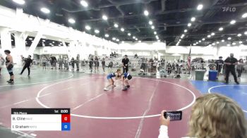 72 lbs 5th Place - Brooklynn Cline, Maize WC vs Isabella Graham, Matsu Matmen