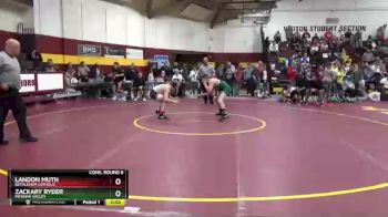 157 lbs Cons. Round 6 - Zackary Ryder, Minisink Valley vs Landon Muth, Bethlehem Catholic