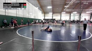 126 lbs Round Of 16 - Tomas Santiago Melendez, Clinic Wrestling FXGB vs Daniel Lazo, Apple Wrestling Academy