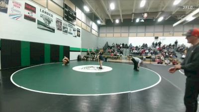 100 lbs Champ. Round 2 - Caydee Eden, Powell vs Lillian Patterson, Mountain View