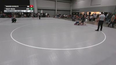 138 lbs Cons. Rd Of 64 - Riley Dilka, Greater Heights Wrestling Club vs Mason Schulte, Sarbacker Wrestling Academy