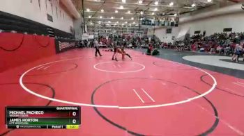 195 Boys Quarterfinal - Michael Pacheco, Wiggins Tigers vs James Horton, Litt Wrestling