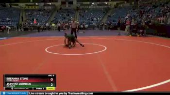 109 lbs Cons. Round 2 - Breanna Stone, Salina-South vs Ja`miyah Johnson, SM-South