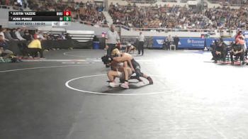 140-D4 5th Place Match - Jose Perez, Somerton High School vs Justin Yazzie, Monument Valley High School