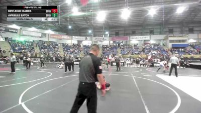 58 lbs Semifinal - Bryleigh Ibarra, Duran Elite vs Avrielle Eaton, Duran Elite