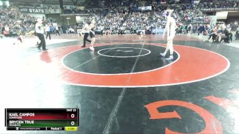 4A 157 lbs Cons. Round 3 - Brycen True, Issaquah vs Kael Campos, Sunnyside