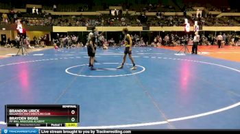 105 lbs Semifinal - Brayden Biggs, Pit Bull Wrestling Academy vs Brandon Urick, Kellam Mat Rats Wrestling Club