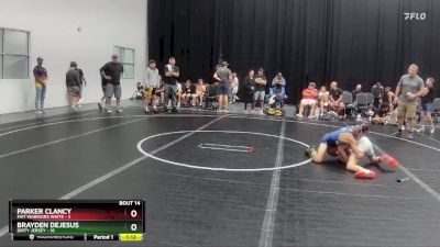 84 lbs Round 4 (8 Team) - Brayden DeJesus, Dirty Jersey vs Parker Clancy, Mat Warriors White