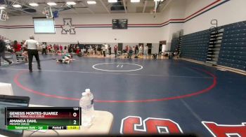 120 lbs Quarterfinal - Amanda Dahl, Prosper (Girls) vs Genesis Montes-Suarez, El Paso Pebble HIlls (Girls)