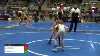 50 lbs Prelims - Jaelyn Anderson, Nebraska Wrestling Academy vs Pearl Jewett, Black Belt