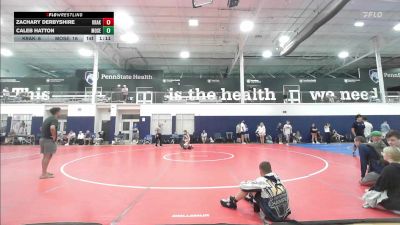 128 lbs Rr Rnd 2 - Zachary Derbyshire, Kraken Blue - HSCB vs Caleb Hatton, Mosers Mat Club - HSCB