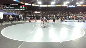 100 lbs Cons. Round 7 - Lola Colo, Nampa vs Maritza Medina, Caldwell