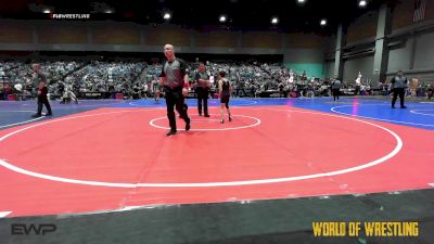 70 lbs Consi Of 8 #1 - Stetzen Peebles, Cougar Club Wrestling vs Easton Chipman, Askeo International Matclub