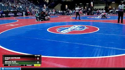 4A-106 lbs Champ. Round 1 - Bryan Ruiz, Southeast Whitfield vs Zykhi Sistrunk, Perry