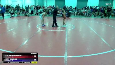 83 lbs Round 1 (8 Team) - Ausome Guillermo, California vs Cody Bakhsh, Maryland