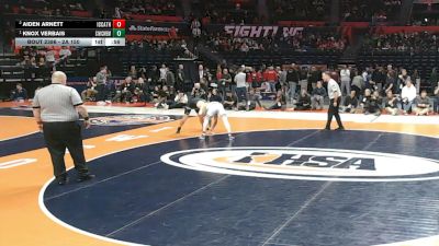 2A 150 lbs 1st Place Match - Knox Verbais, Bethalto (Civic Memorial) vs Aiden Arnett, Elmhurst (IC Catholic)