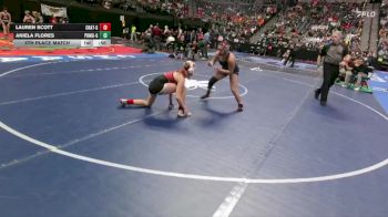 G135-5A 5th Place Match - Aniela Flores, Pomona Girls vs Lauren Scott, Chatfield Girls