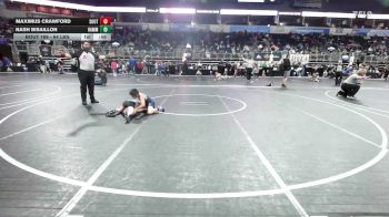 64 lbs Consolation - Maximus Crawford, South Moore Saber Cats vs Nash Bisaillon, Hammerin Hawks WC