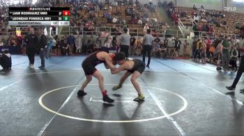 120 lbs Quarterfinal - Liam Rodriguez NW5, Fostoria Biddy Wrestling vs Leonidas Fonseca NW1, Donahue Wrestling Academy
