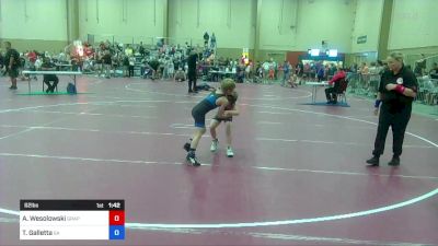 62 lbs Rr Rnd 3 - Abel Wesolowski, Grappling House vs Teagan Galletta, Grapple Academy