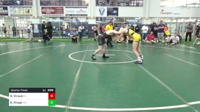 C-126 lbs Quarterfinal - Benjamin Straub, PA vs Blake Ringer, WV