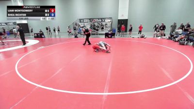 126 lbs Liam Montgomery, Ohio Gray vs Shea Richter, South Dakota Blue