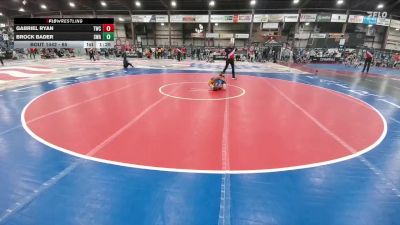 65 lbs Champ. Round 1 - Brock Bader, Siouxland Wrestling Academy vs Gabriel Ryan, Thermopolis Wrestling Club