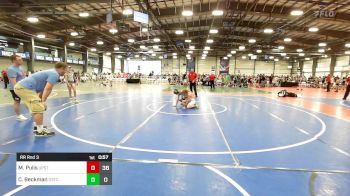 85 lbs Rr Rnd 3 - Maxwell Pulis, Upstate Uprising Red vs Connor Beckman, D3Primus