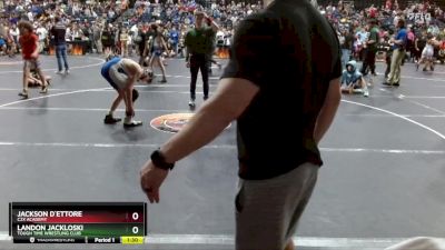 108 lbs Quarterfinal - Landon Jackloski, Tough Time Wrestling Club vs Jackson D`Ettore, C2X Academy